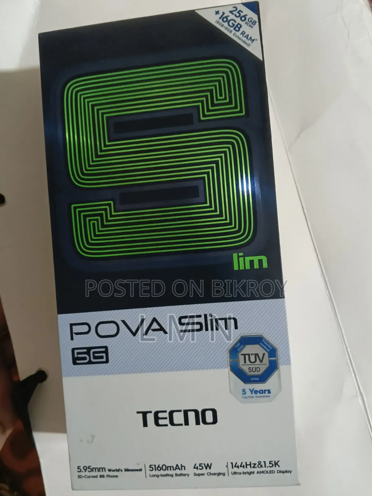 Tecno Pova Slim 5G 256 GB Black