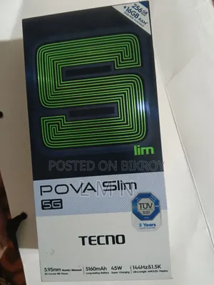 Tecno Pova Slim 5G 256 GB Black