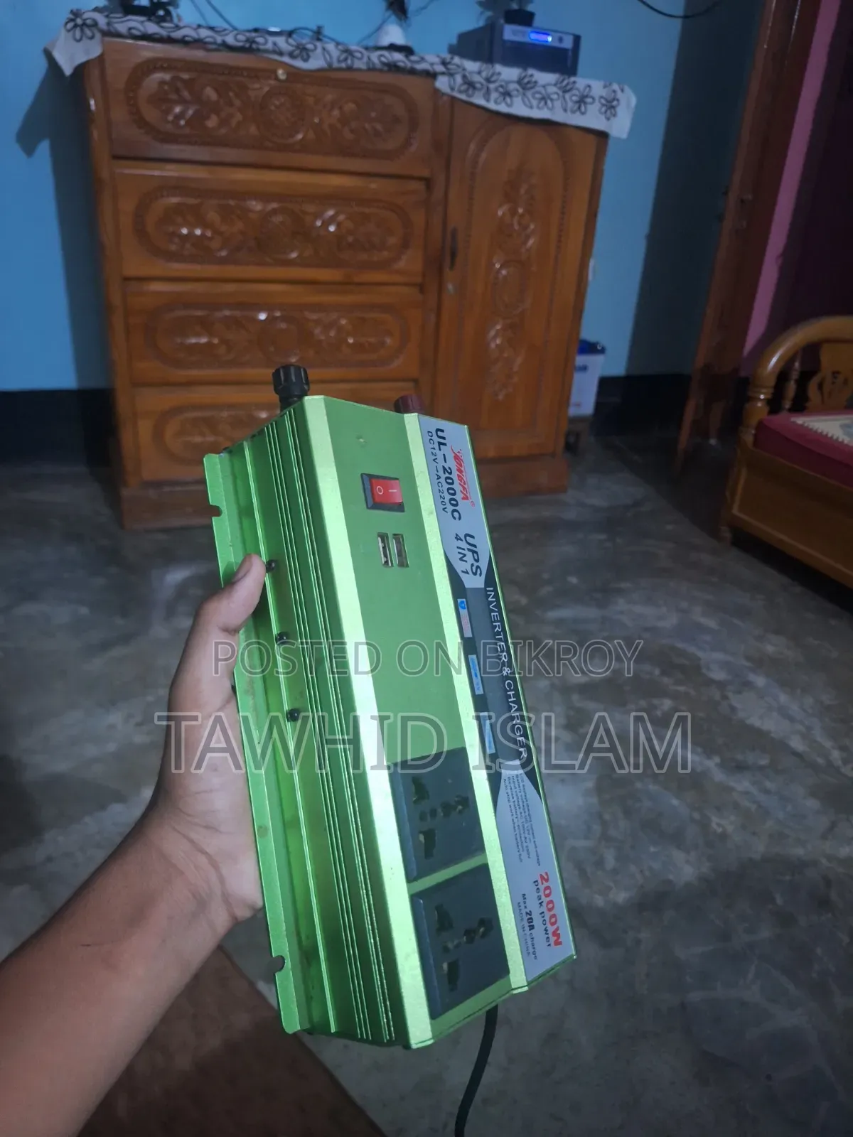 Jongfaa UL 2000C Ups 3 in 1 Inverter