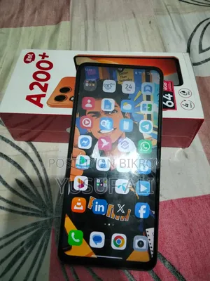 আইটেল এ২০০+ ৬৪ জিবি সিলভার