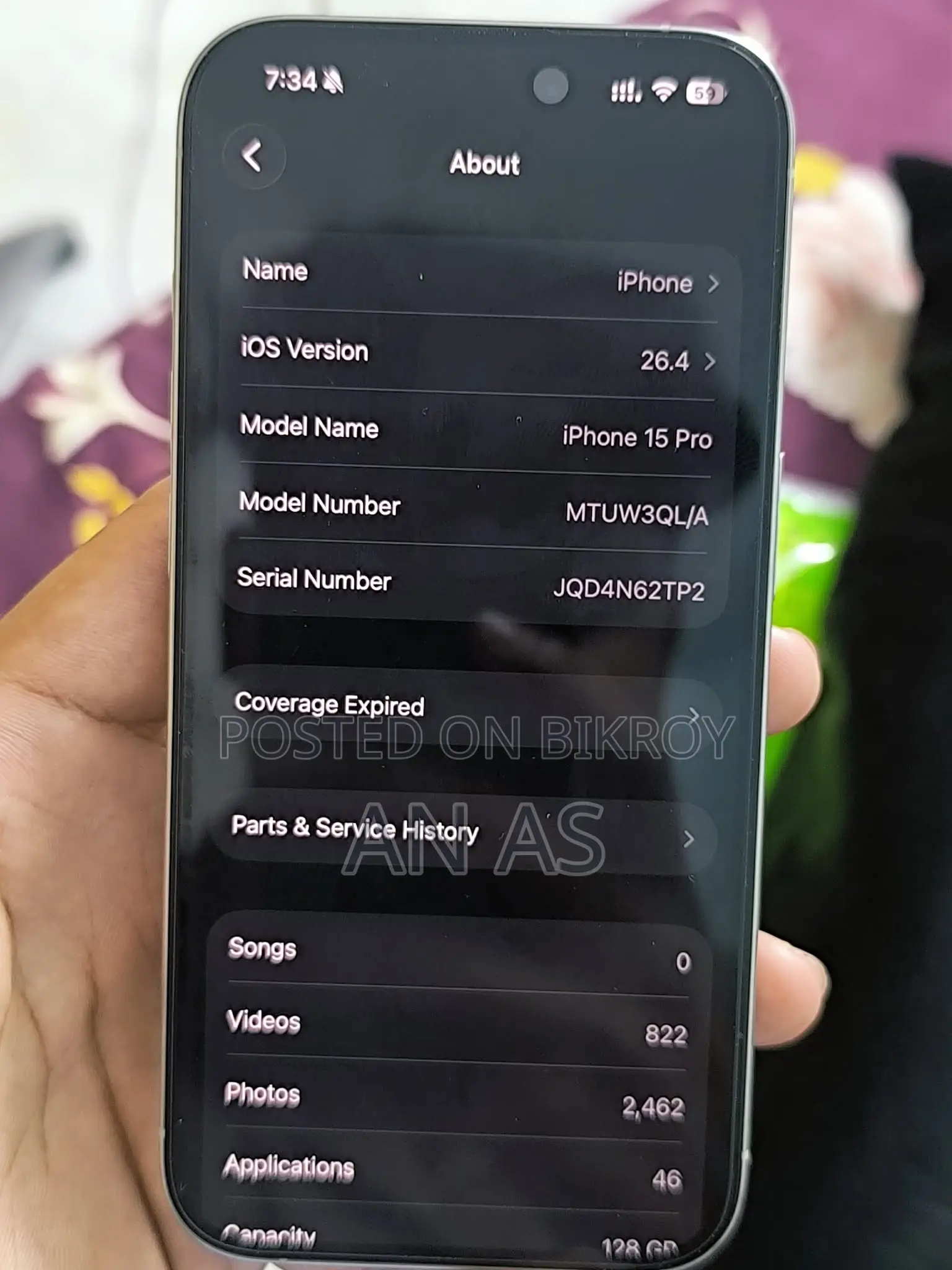 Apple iPhone 15 Pro 256 GB White