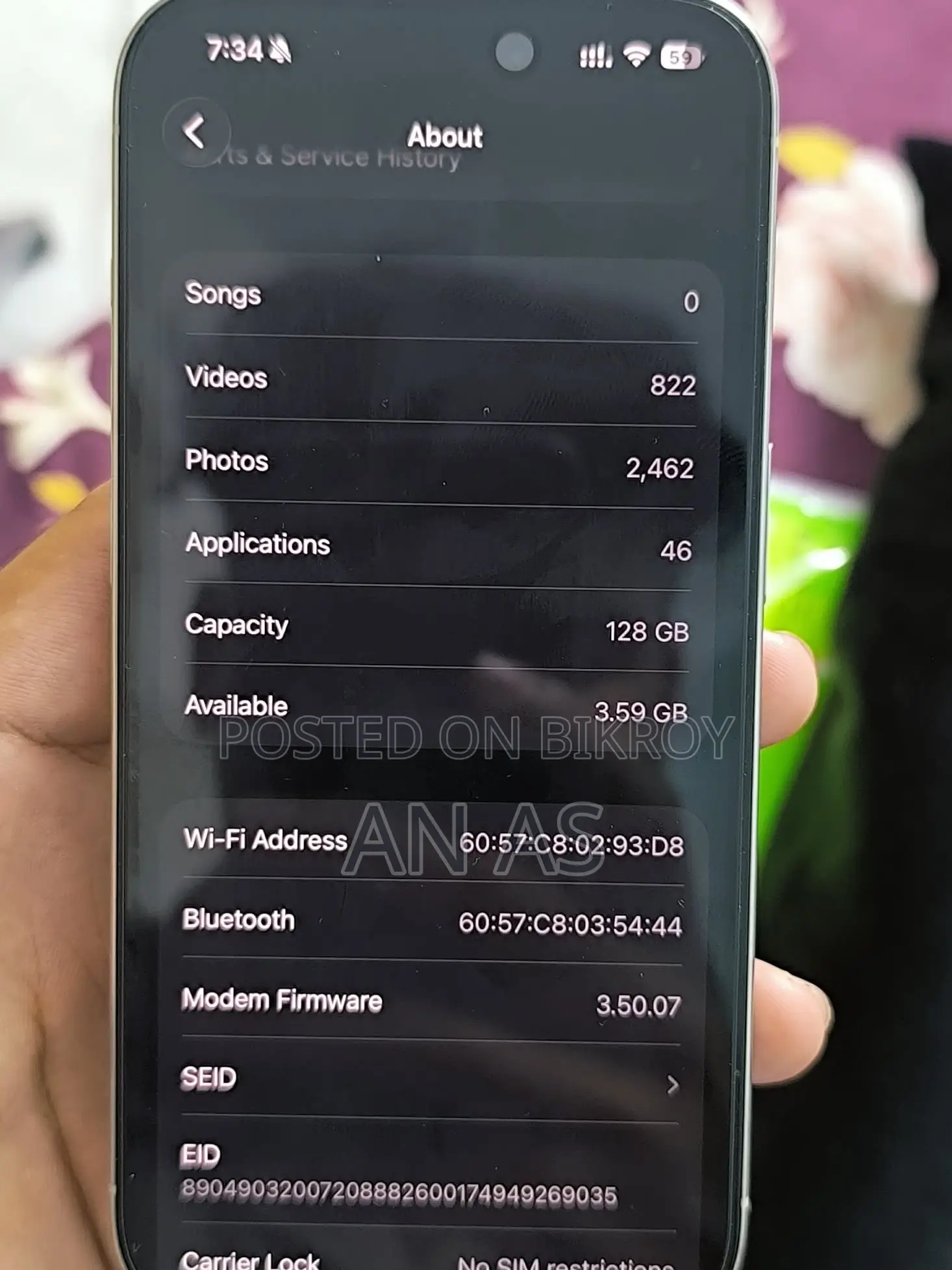 Apple iPhone 15 Pro 256 GB White
