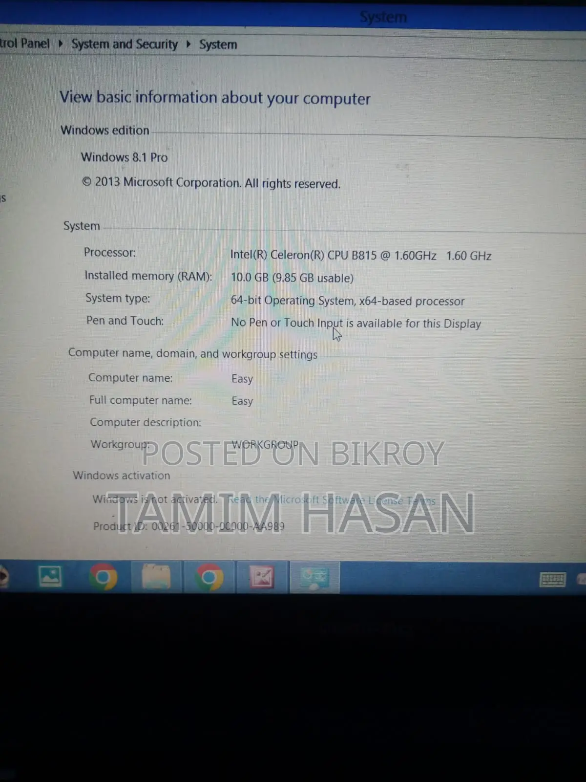 Laptop Compaq Presario CQ43 8GB Intel Celeron HDD 320GB