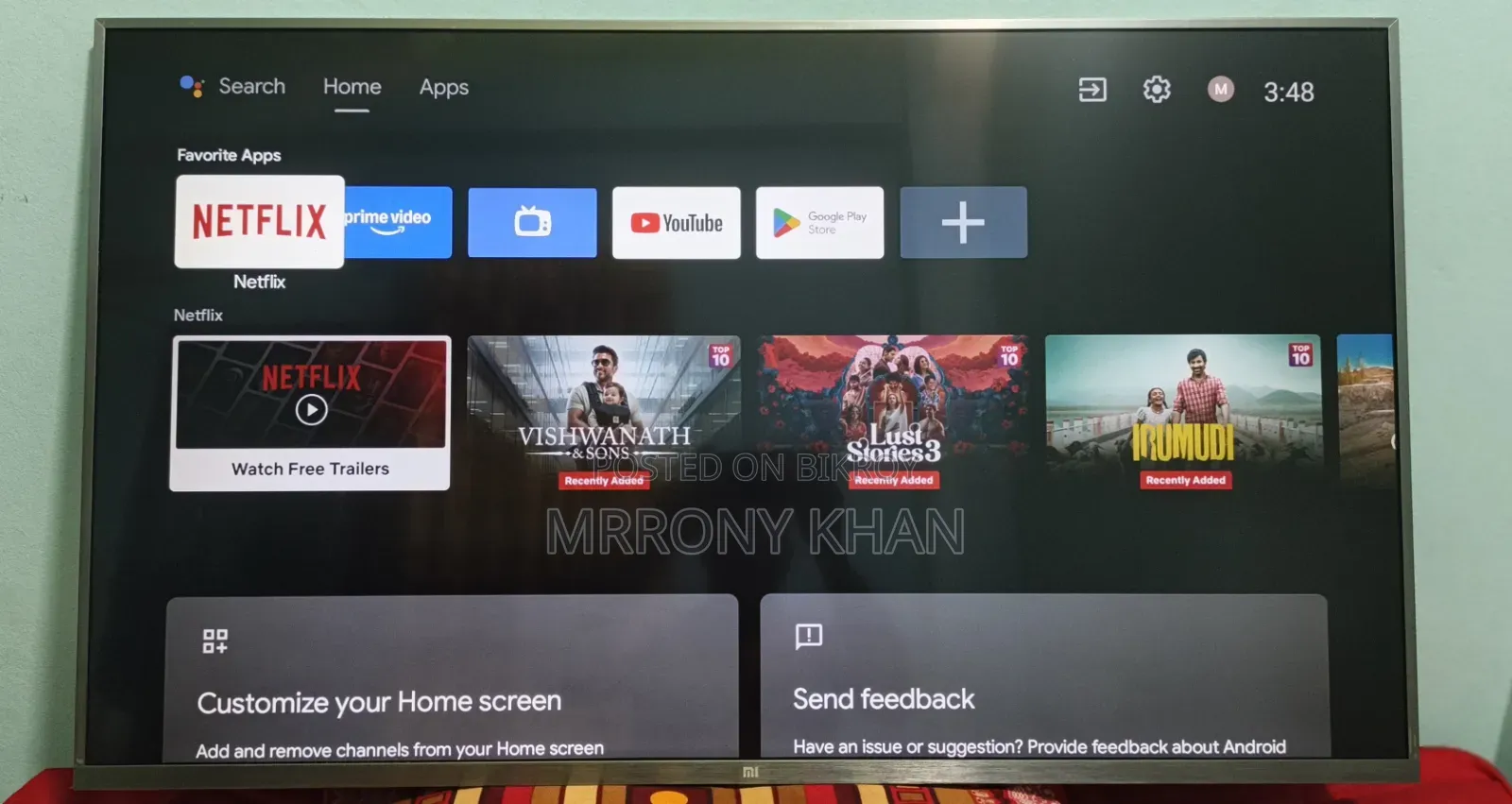 Mi 43 Inch 4k Smart Android Voice Control TV