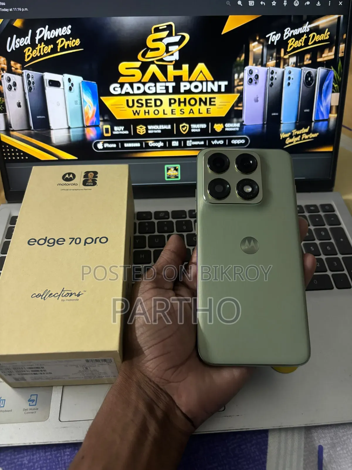 Motorola Edge 70 256 GB Green