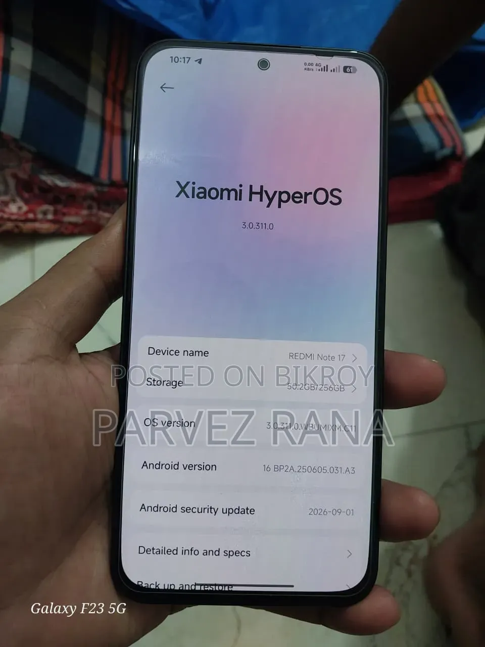 New Xiaomi Redmi Note 17 256 GB Black