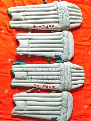 2 pairs of cricket batting pads will be sold.