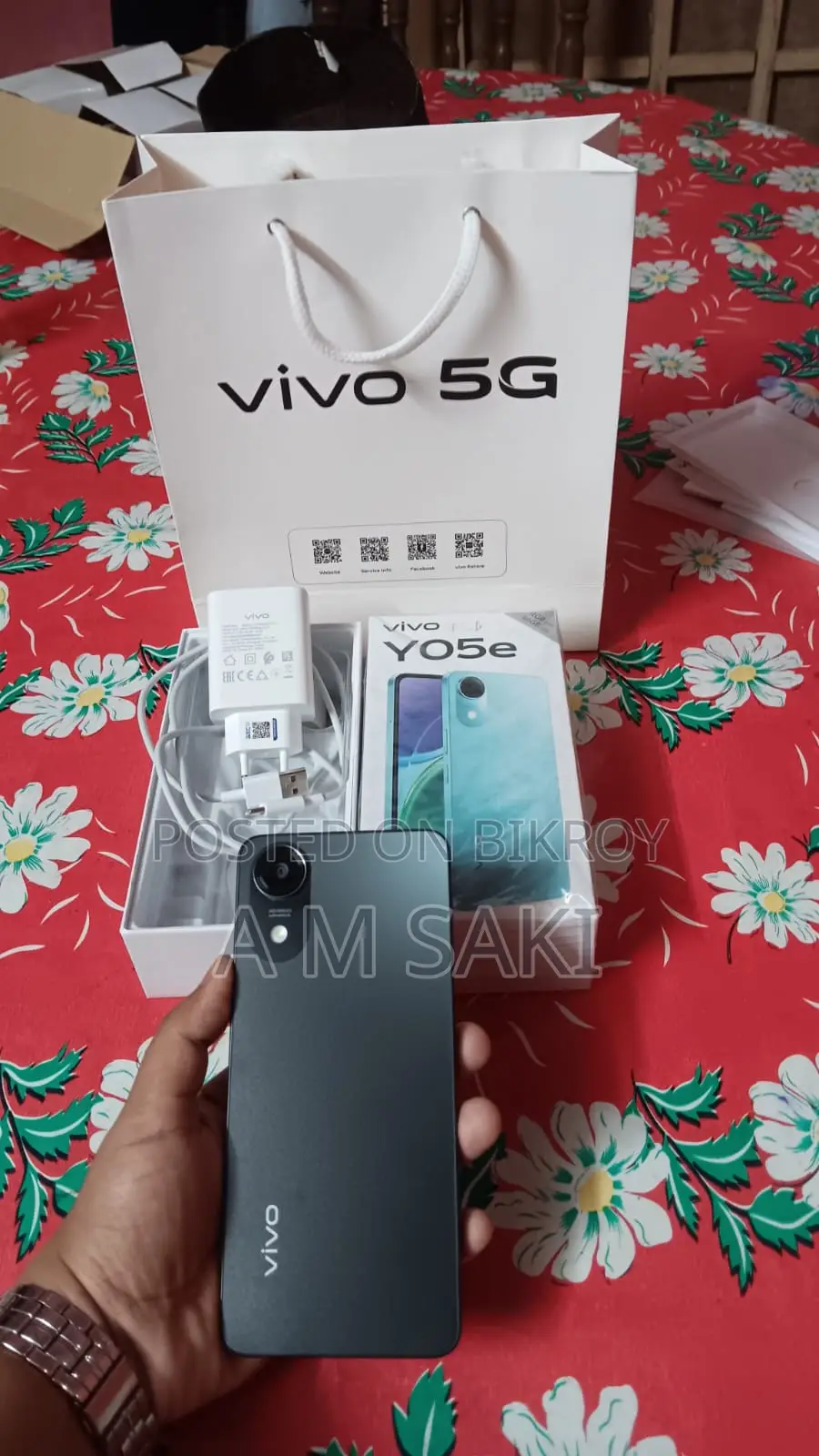 New Vivo Y05 64 GB Black