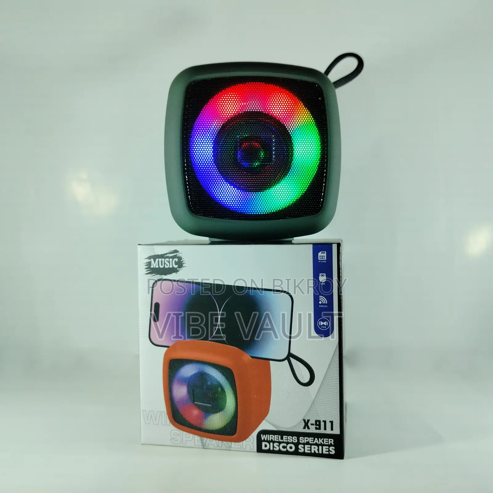 X-911 Wireless Bluetooth Speaker | Built-in Mobile Holder | HD Audio