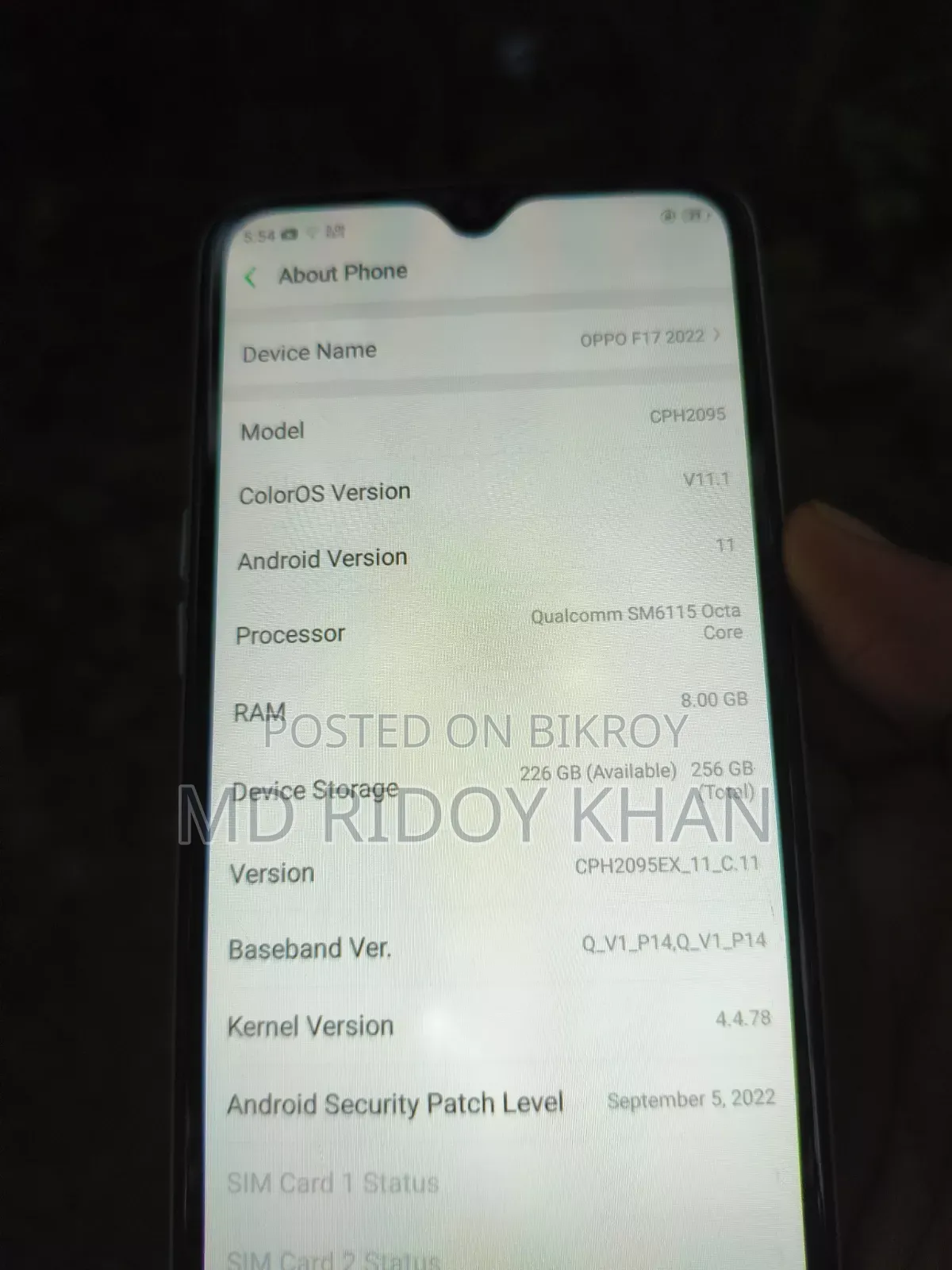 Oppo F17 128 GB White
