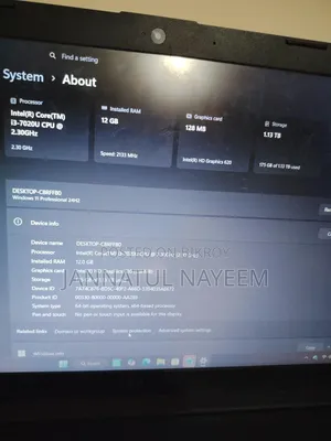 Laptop HP 12GB Intel Core i3 1TB SSD