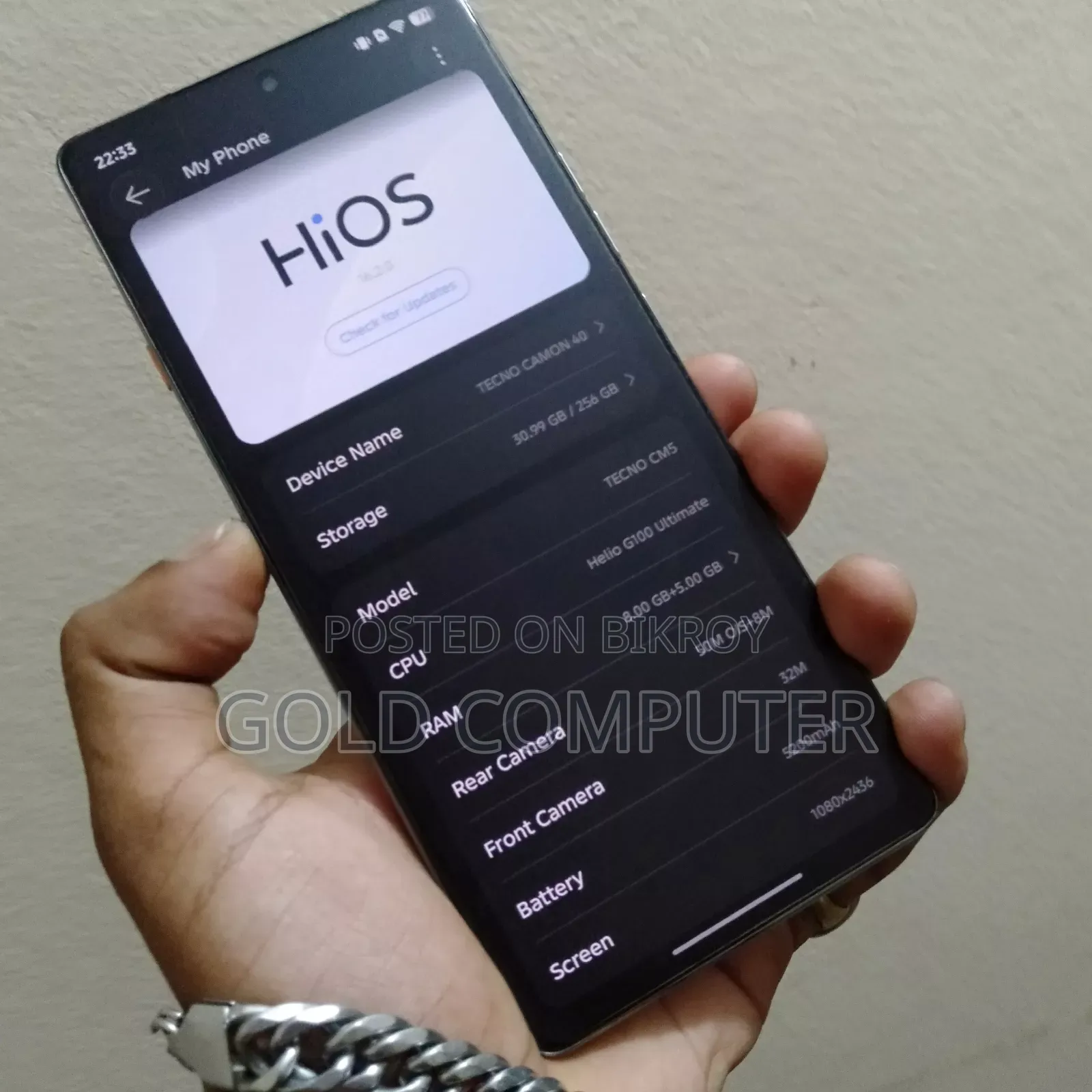 Tecno Camon 40 256 GB Black