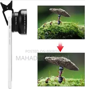 [New] 3 in 1 Clip Camera Lens Kit 180° Fish Eye | 0.67X Wide Angle