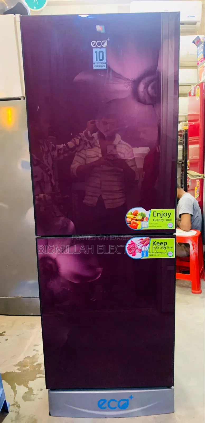 Eco+ 12 CFT Glass Door Refrigerator