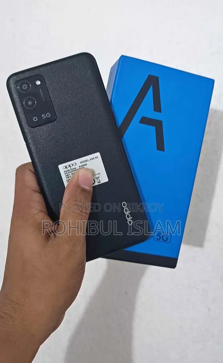 অপ্পো এ৫৬ ৫জি ২৫৬ জিবি কালো