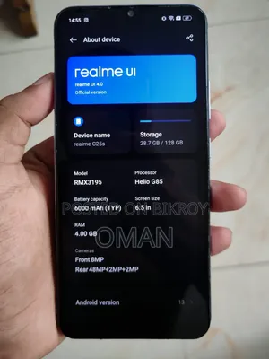 Realme C25s 128 GB Gray