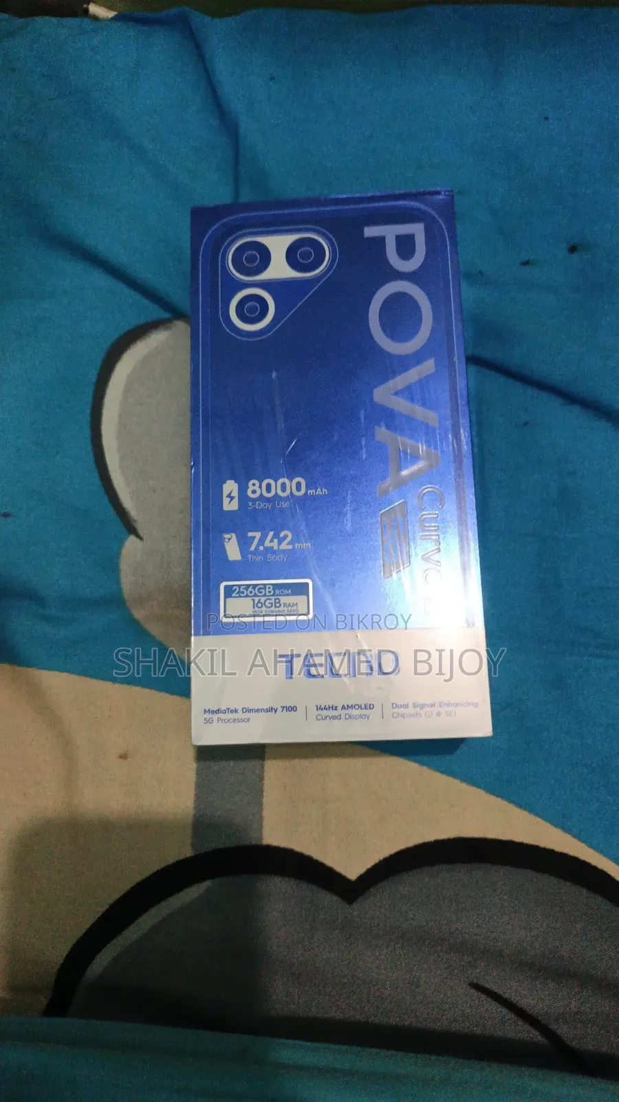 New Tecno Pova Curve 2 5G 256 GB Gray
