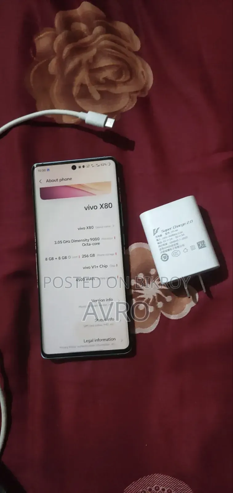 New Vivo X80 256 GB Blue