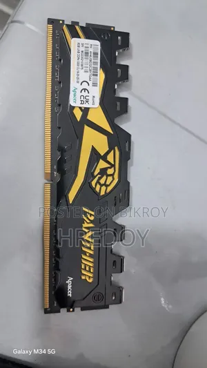 Apacer Panther Golden 8GB DDR4 3200MHZ Dasktop RAM
