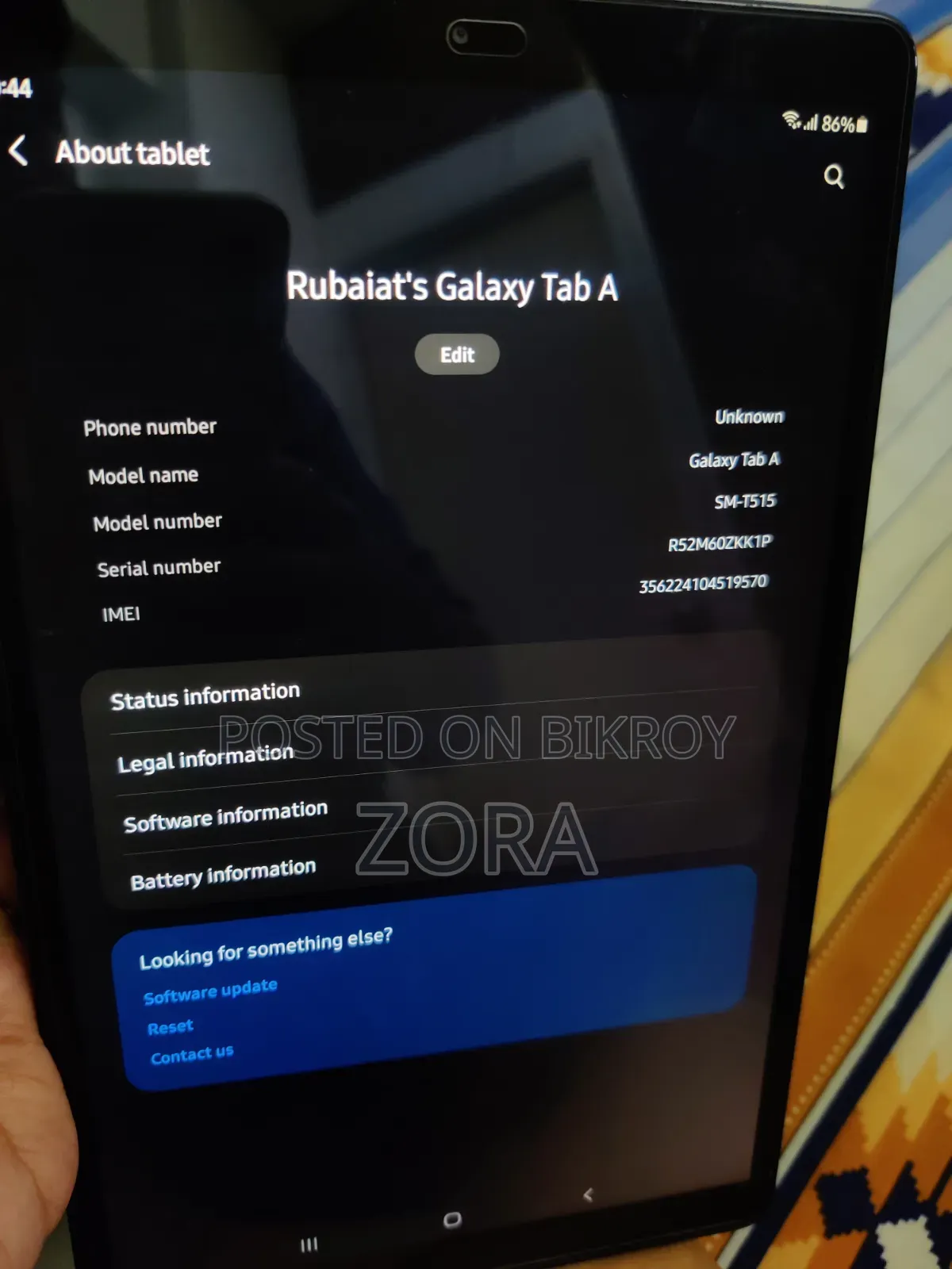 Samsung Galaxy Tab A 10.1 (2019) 32 GB Black