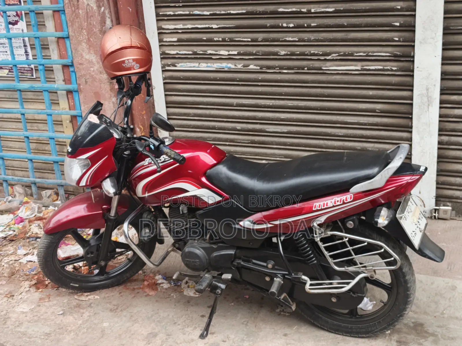 New TVS Metro 2014 Red