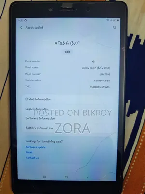 Samsung Galaxy Tab A 8.0 (2019) 32 GB Black