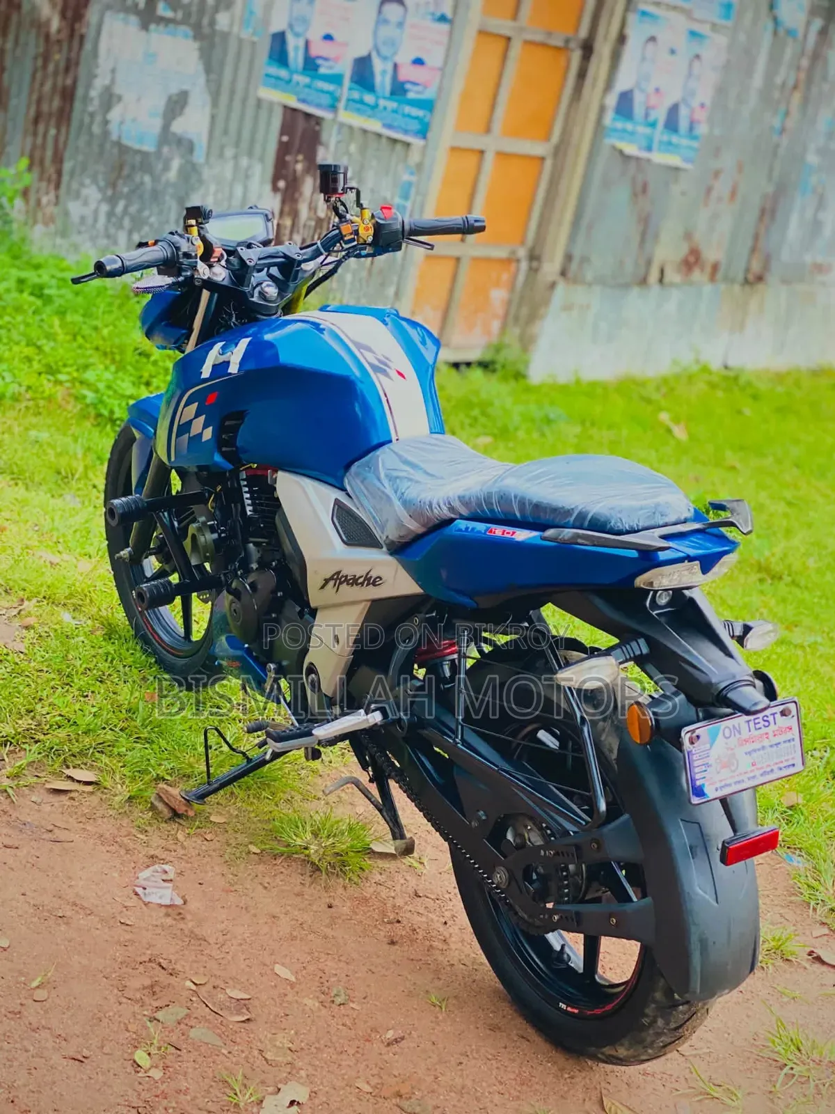 TVS Apache RTR 160 4V 2022 Blue
