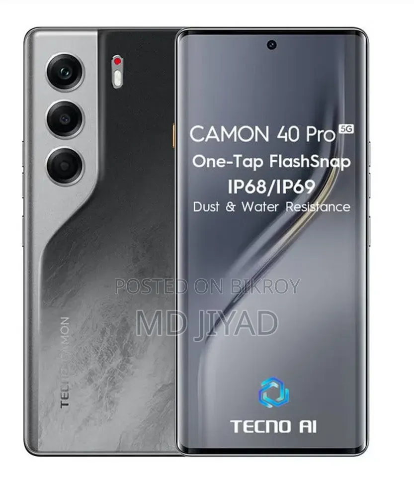 Tecno Camon 40 Pro 5G 256 GB Gray