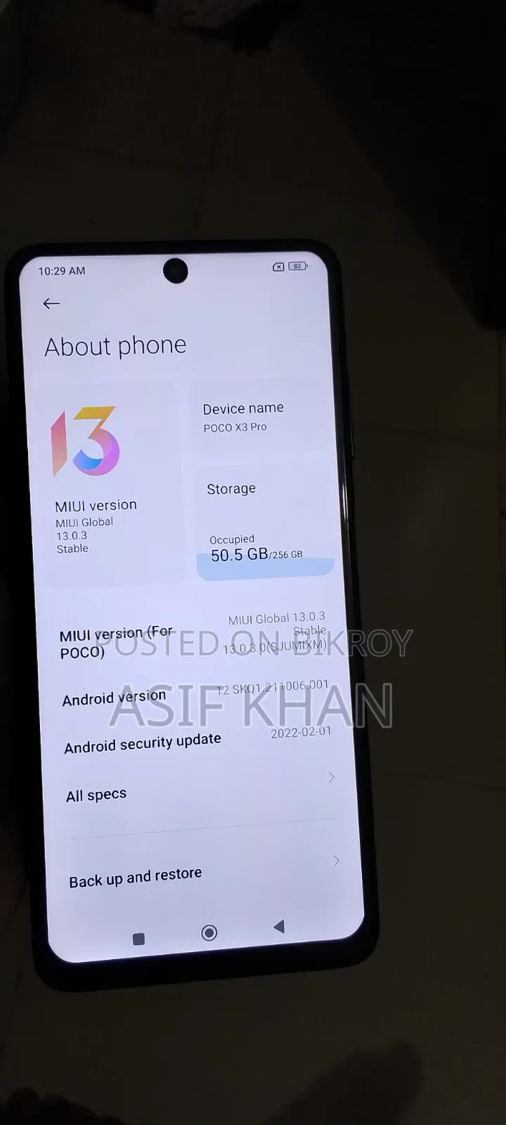Xiaomi Poco X3 Pro 256 GB Black