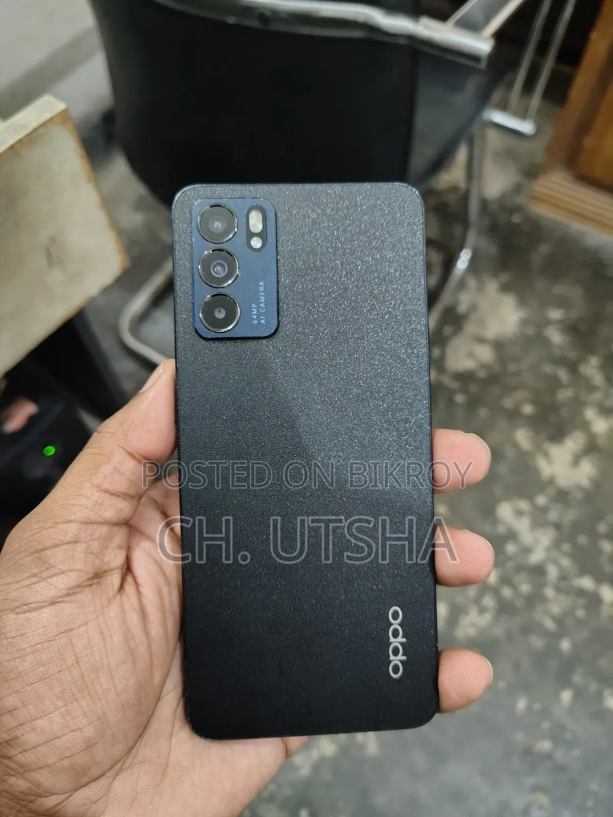 অপো রেনো৬ ৫জি ১২৮ জিবি কালো