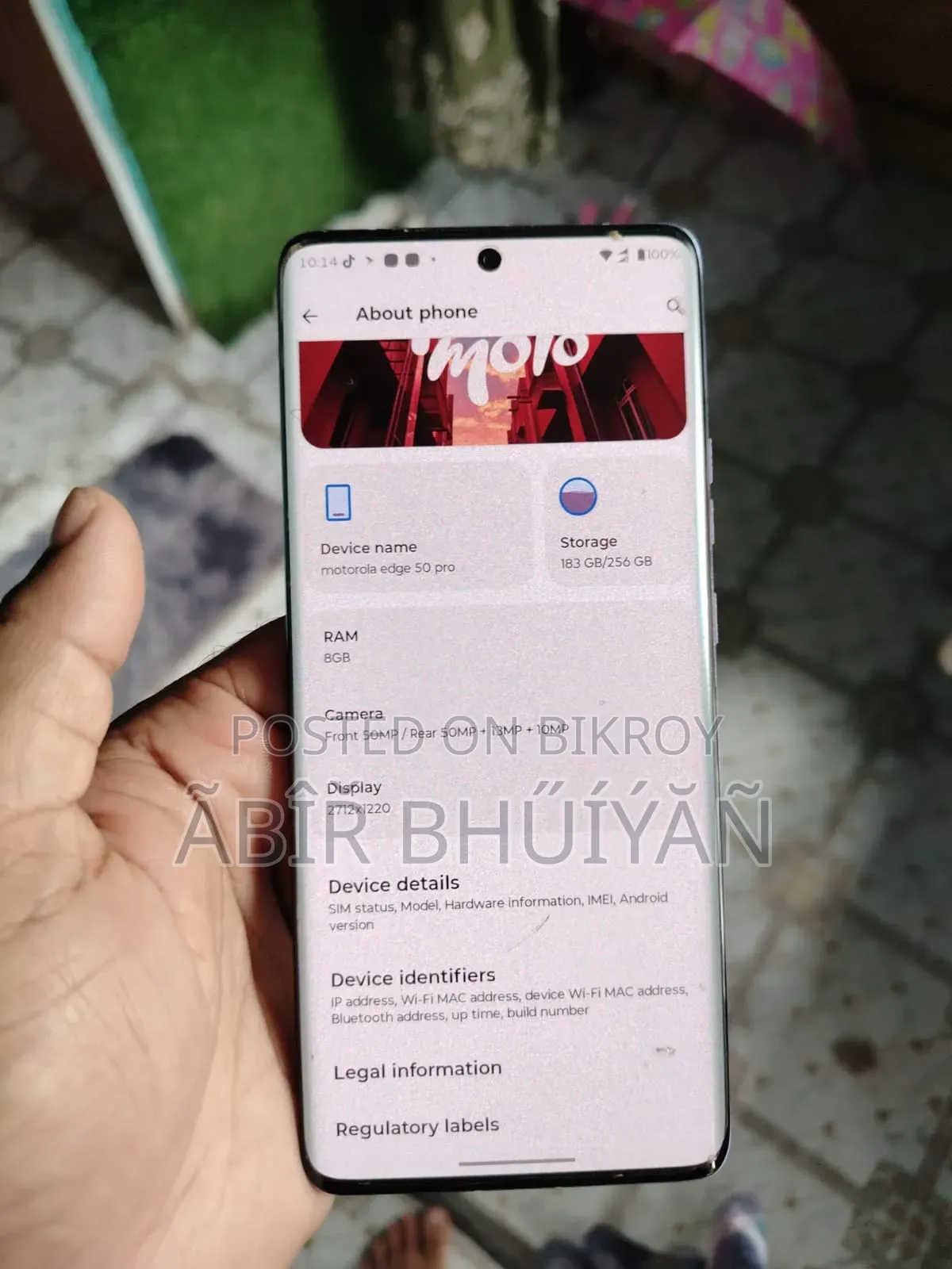 Motorola Edge 50 Pro 256 GB Purple