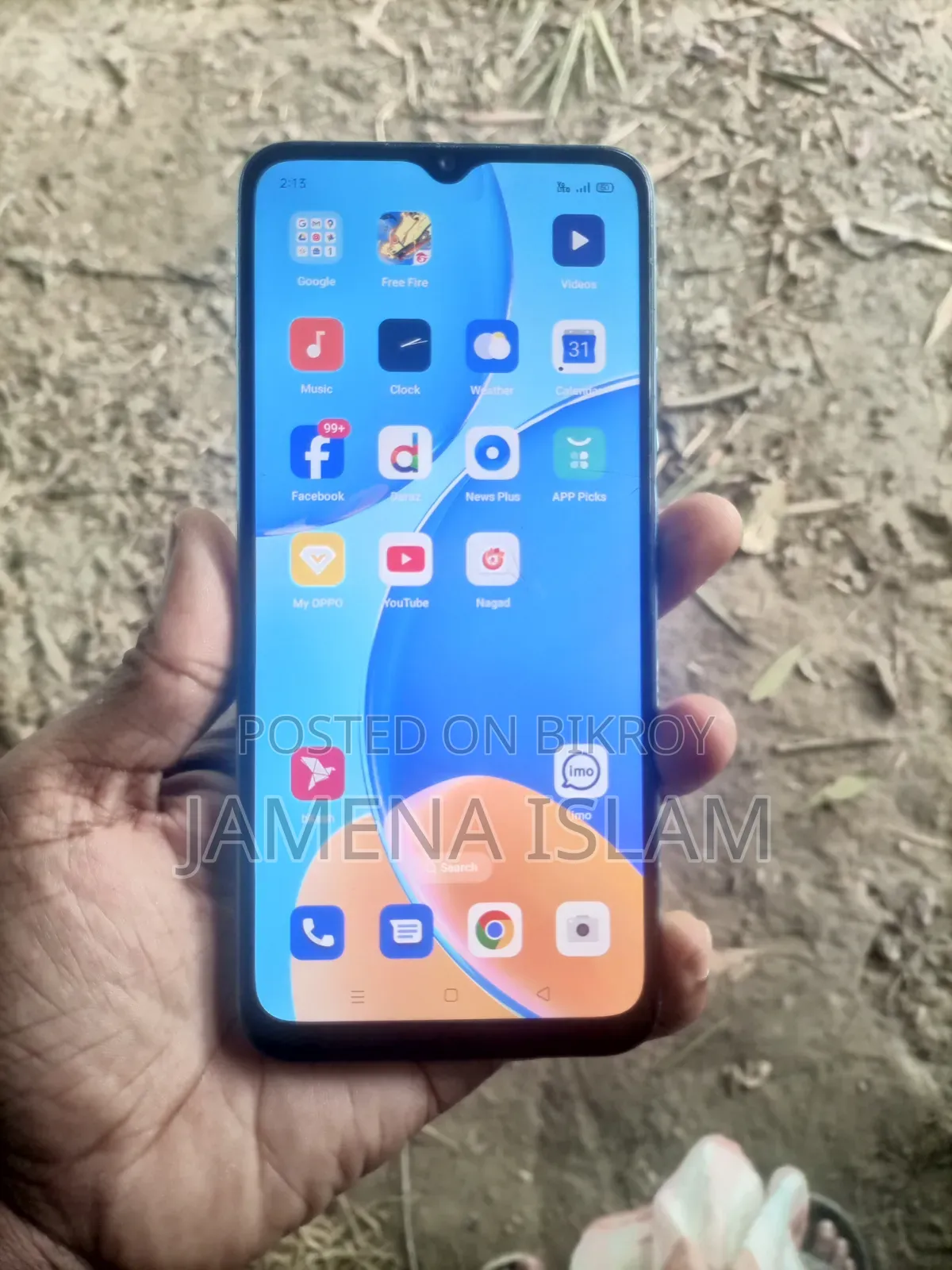 Oppo A15s 64 GB Blue