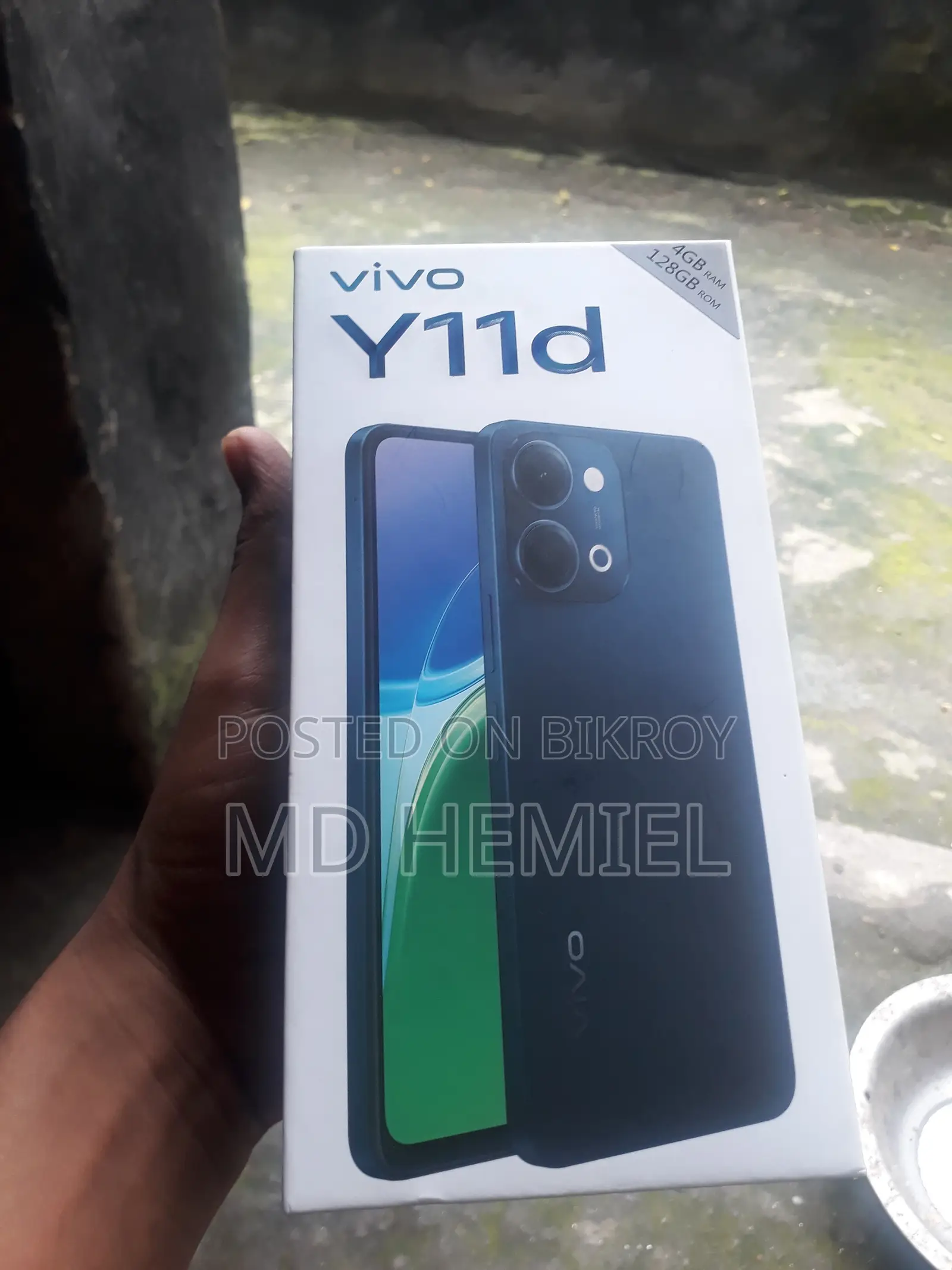 নতুন ভিভো ওয়াই১১ডি ১২৮ জিবি কালো