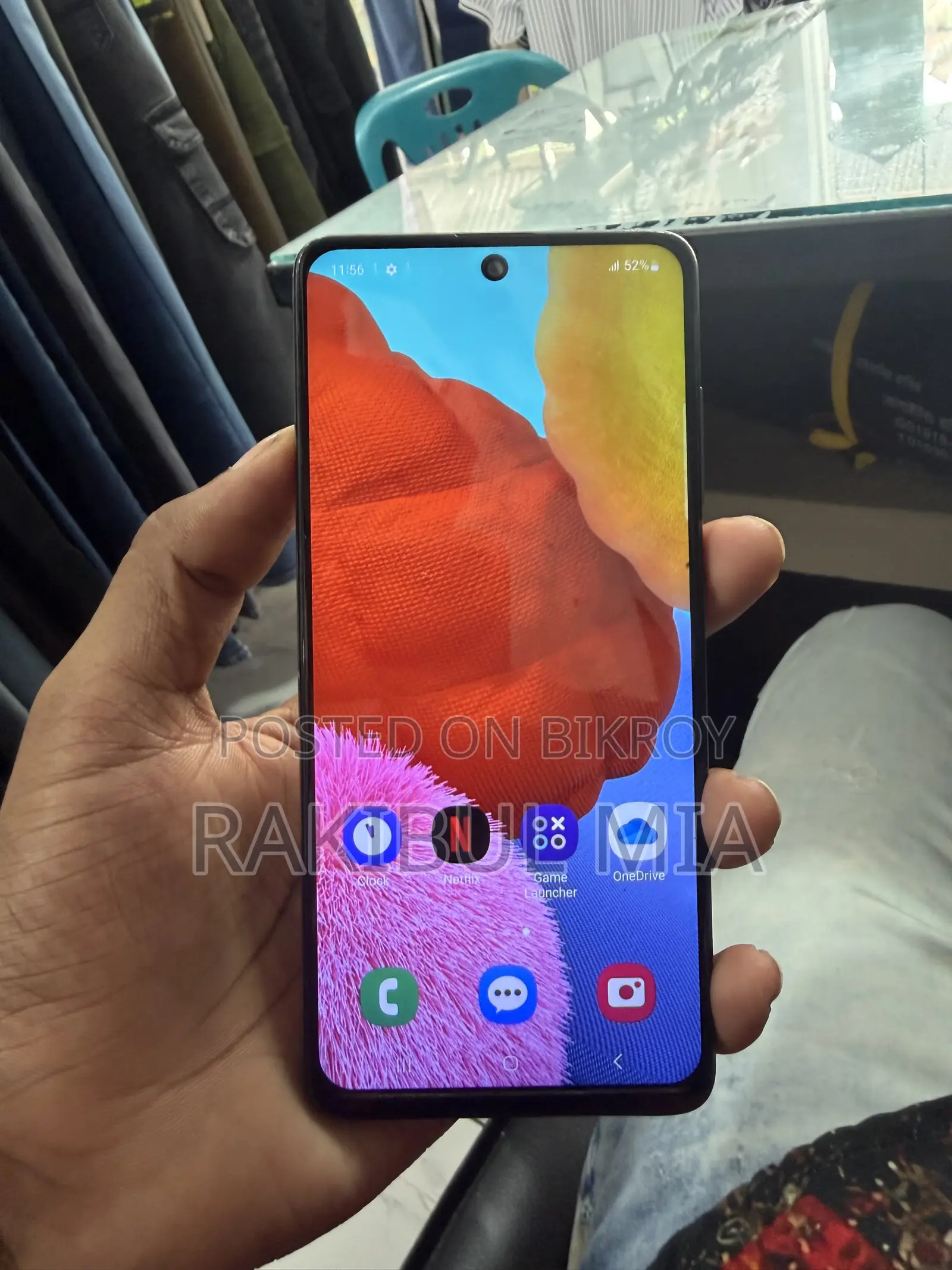 স্যামসাং গ্যালাক্সি এ৫১ ১২৮ জিবি ব্ল্যাক