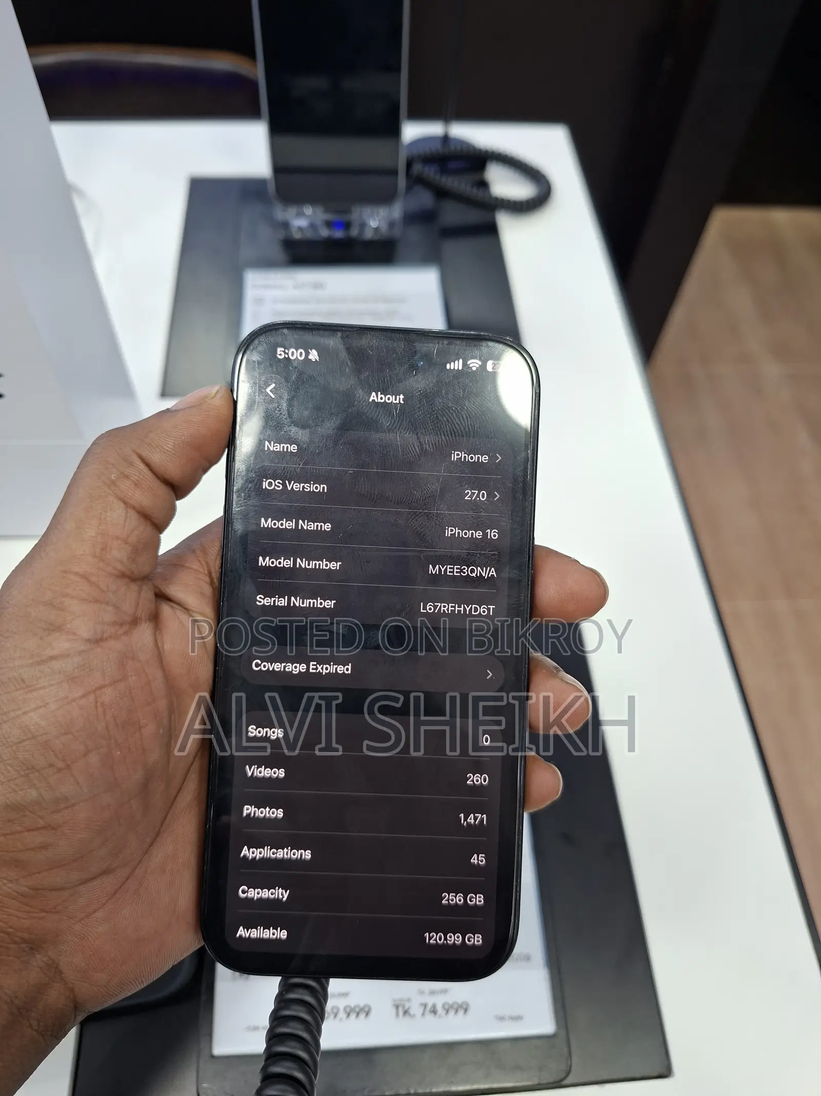Apple iPhone 16 256 GB Black