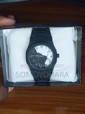 অ্যারাবিক ব্ল্যাক ডায়াল ওয়াচ