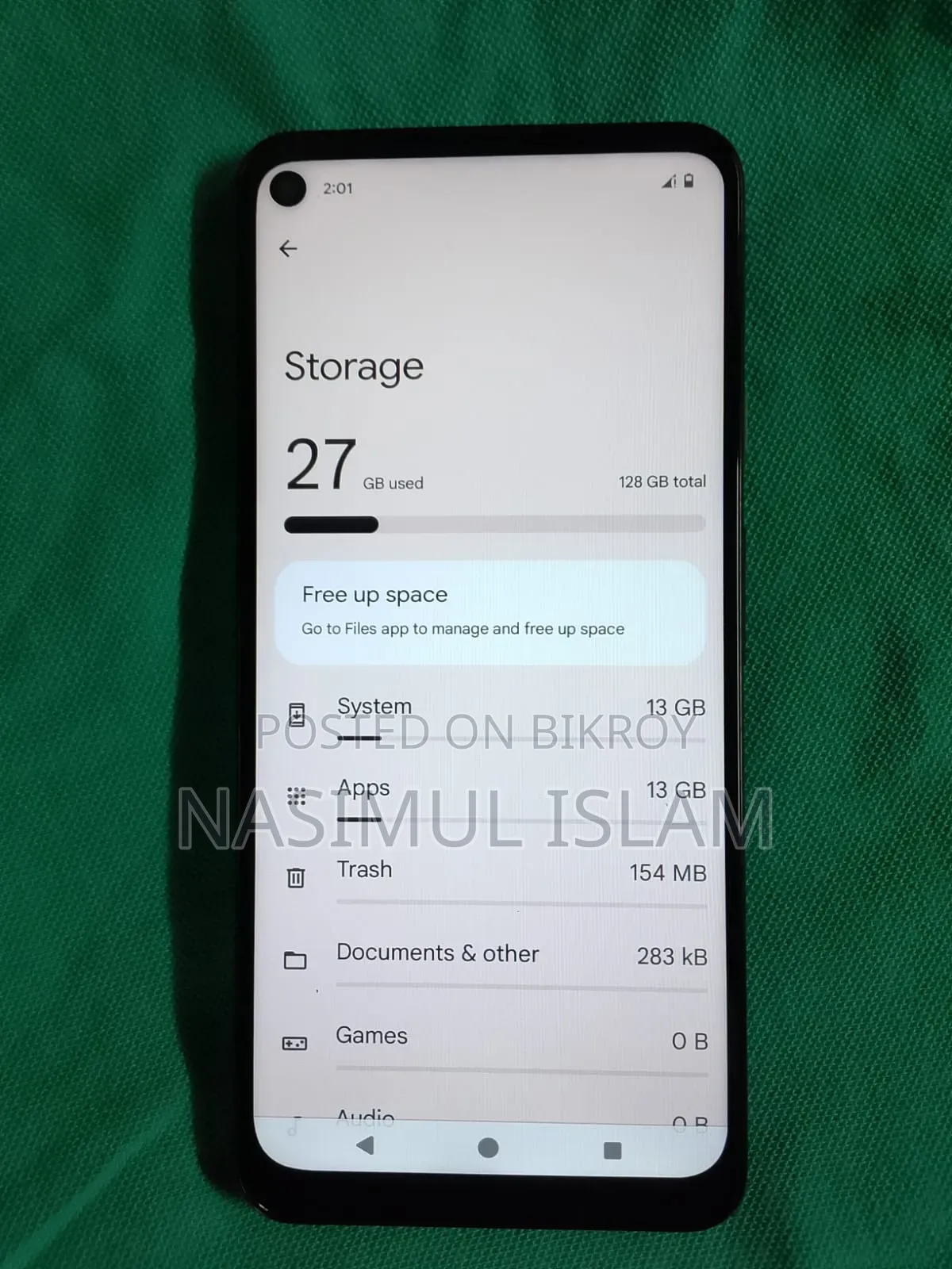Google Pixel 5a 5G 128 GB Black