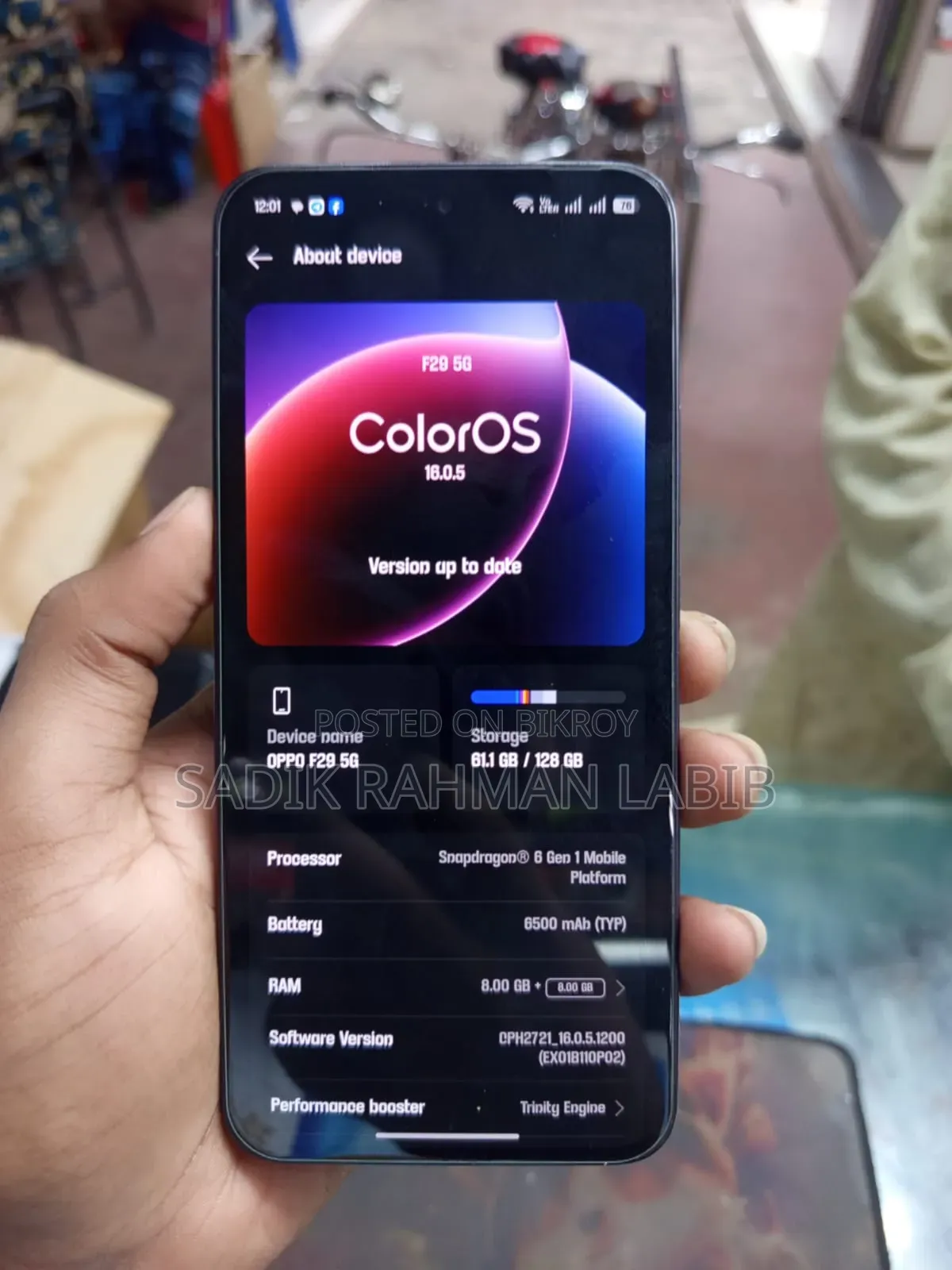 Oppo F29 128 GB Blue