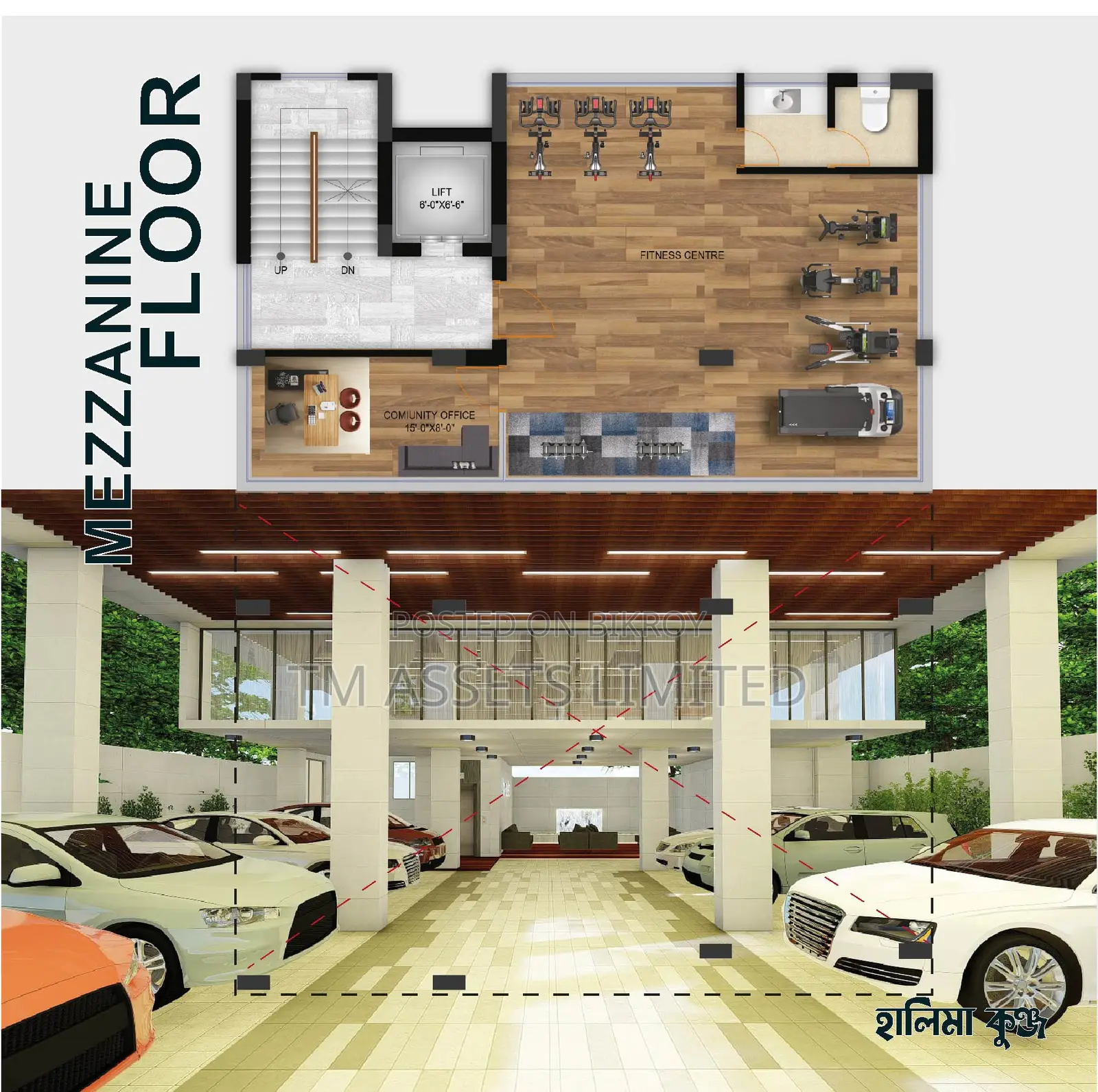 4-Bedroom Apartment in TM Halima Kunjo, Jalshiri Abason for Sale