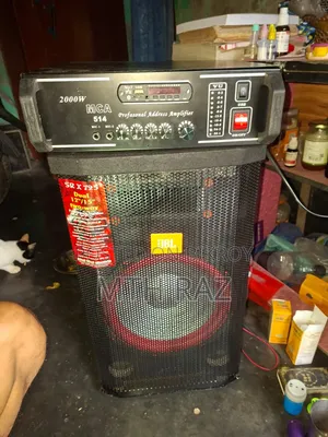Amplifier with 12-inch speaker box