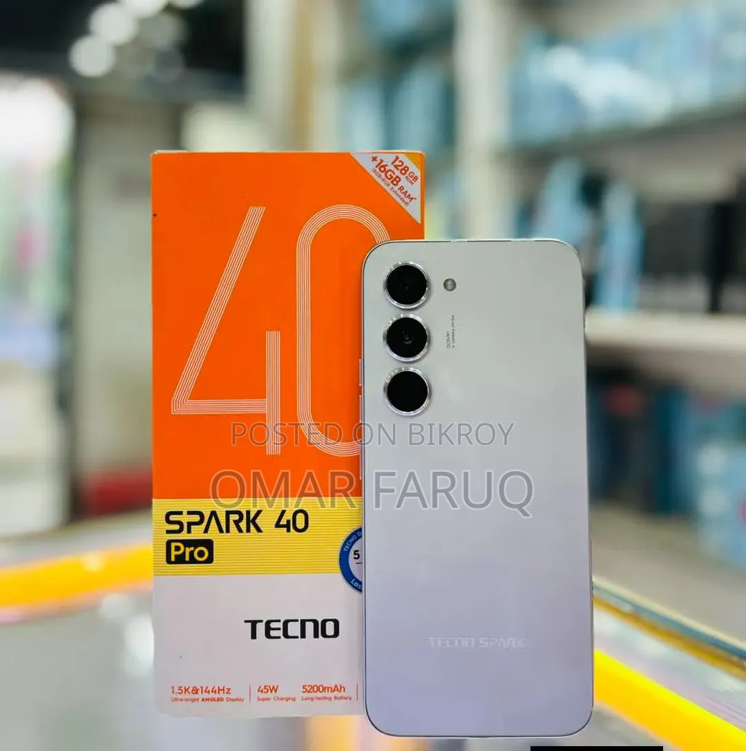 Tecno Spark 40 Pro 128 GB Silver
