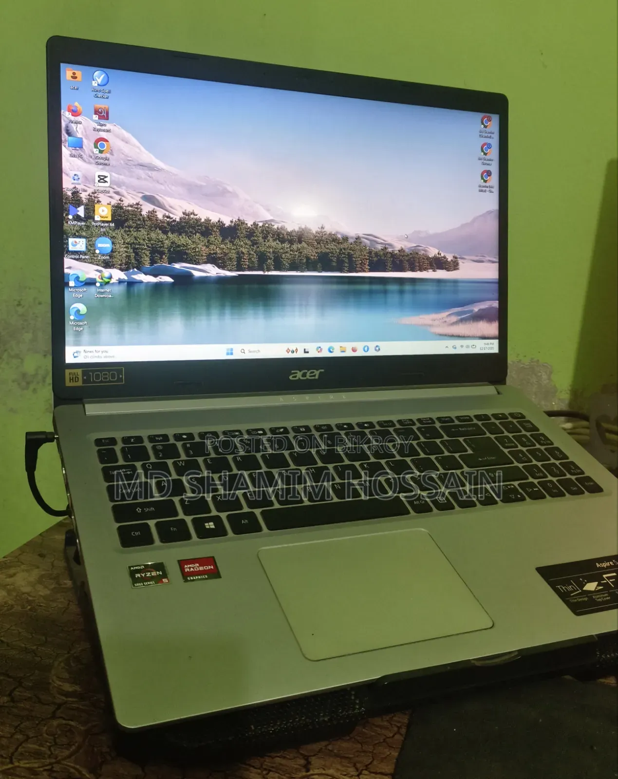 Laptop Acer Aspire 5 8GB AMD Ryzen 5 SSD 500GB