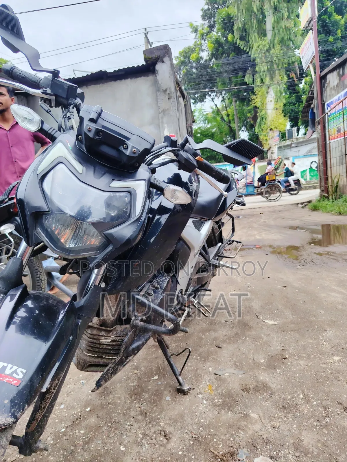 TVS Apache 160 4V 2021 Black