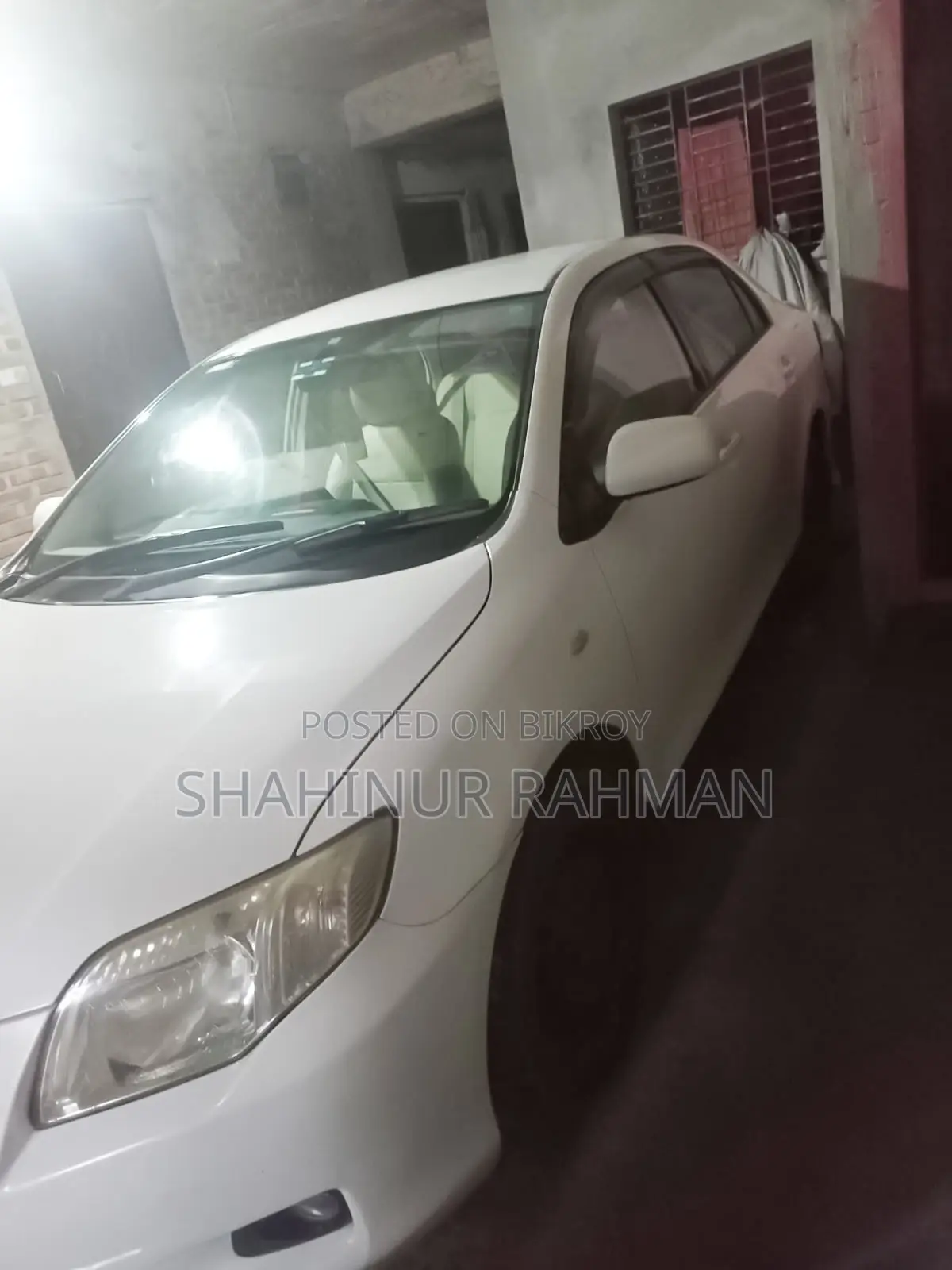 টয়োটা এক্সিও ২০০৮ সাদা