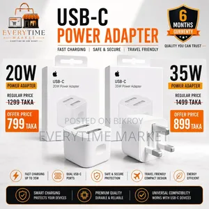 Apple Style USB-C 20w/35w Power Adapter | Dual USB-C Fast Charger