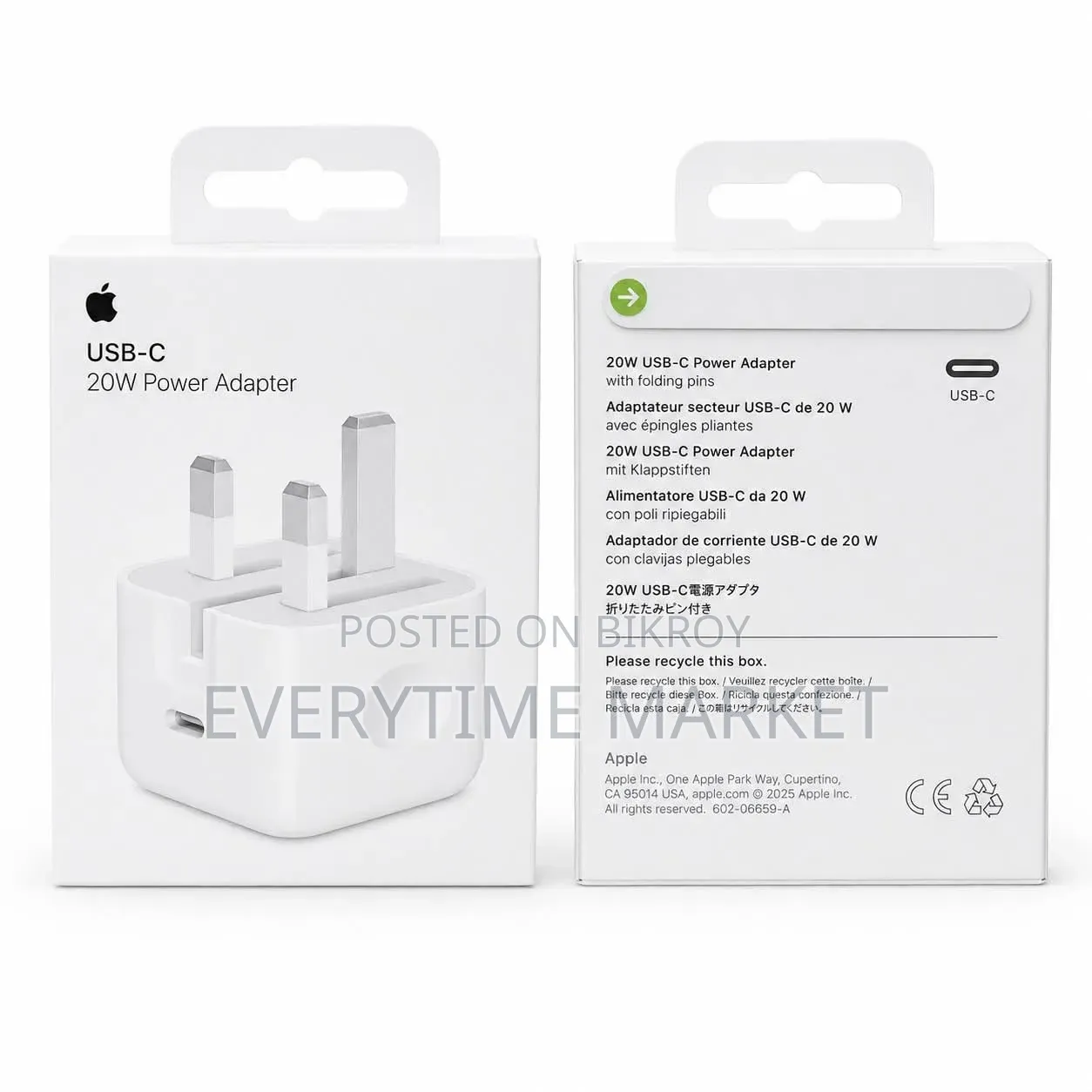Apple Style USB-C 20w/35w Power Adapter | Dual USB-C Fast Charger