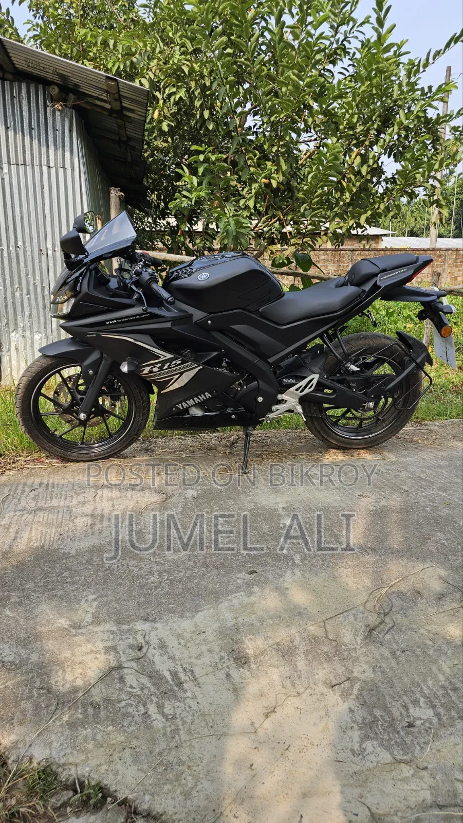 Yamaha R15 V3 2025 Black