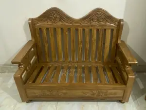 Very Good Quality 5-Seater Wooden Sofa Set for Sale