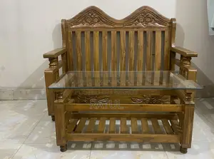 Very Good Quality 5-Seater Wooden Sofa Set for Sale