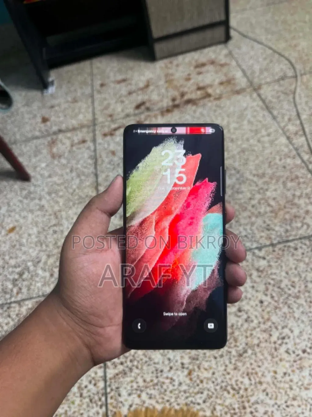 স্যামসাং গ্যালাক্সি এস২১ আল্ট্রা ৫জি ১২৮ জিবি কালো